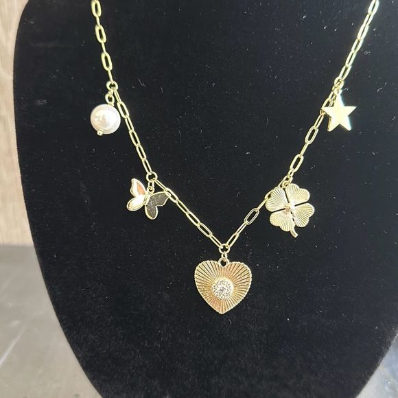 Jennifer Miller Heart Charm Necklace - Picture 5 of 7